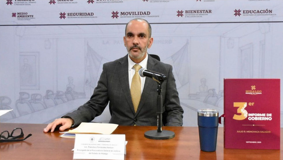 Regidor de Actopan se encontraba armado al ser detenido: PGJEH