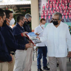 Realiza Atilano Rodríguez gira de trabajo por la Huasteca.