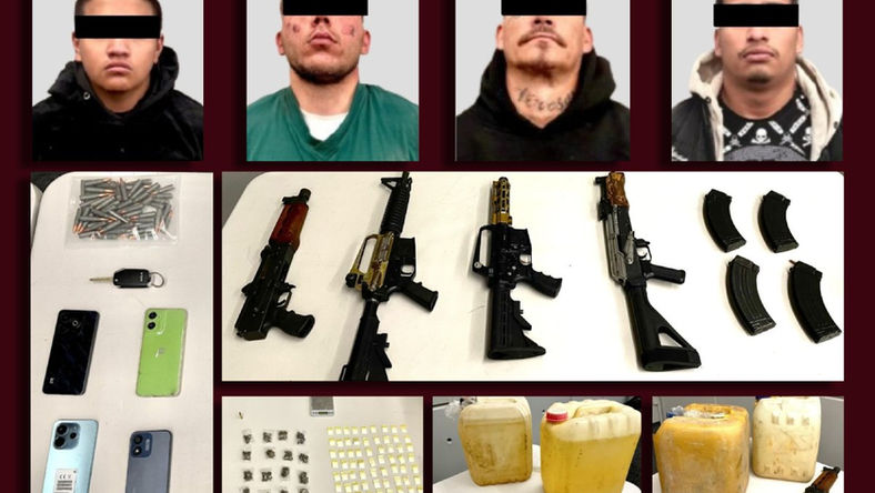 Tras quema de vehículos en región Tula; capturan a 4 presuntos responsables