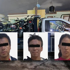 Aseguran vivienda relacionada con robo y desmantelamiento de motocicletas