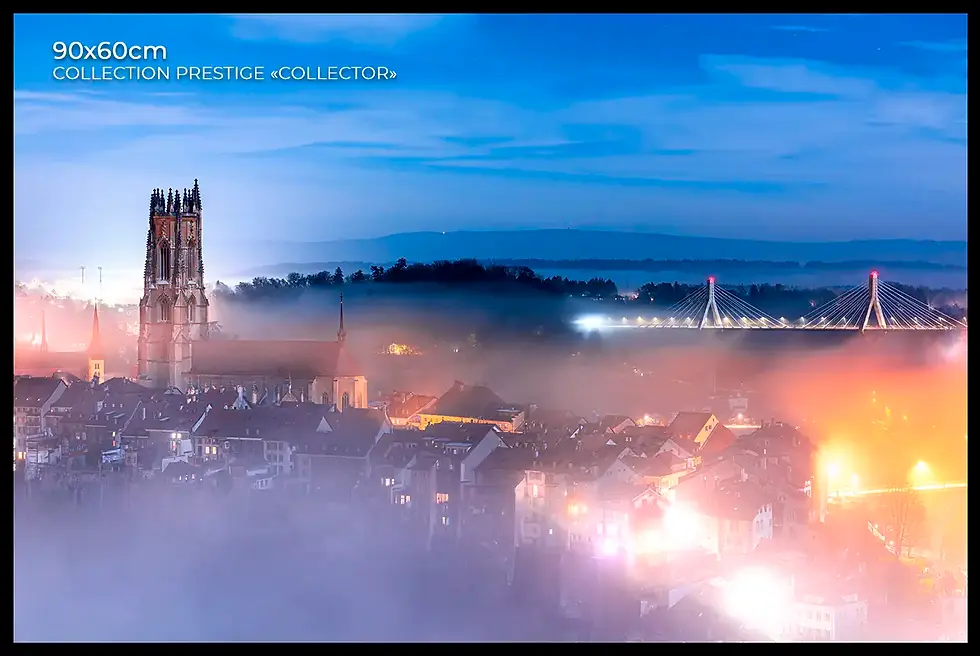 Miniature : Fribourg dans le brouillard