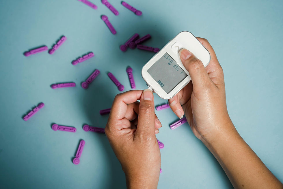 testing blood sugar
