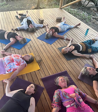 yoga at hotel playa negra with Hali Love