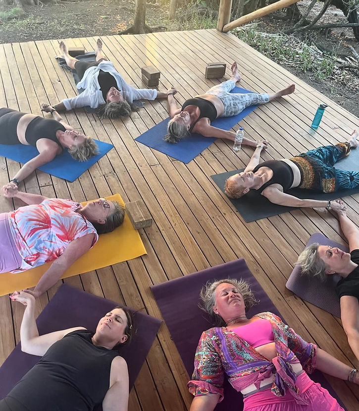 yoga at hotel playa negra with Hali Love