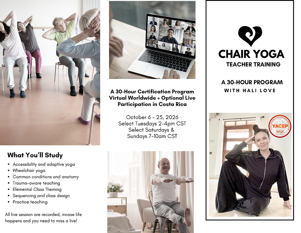 chair yoga teacher training