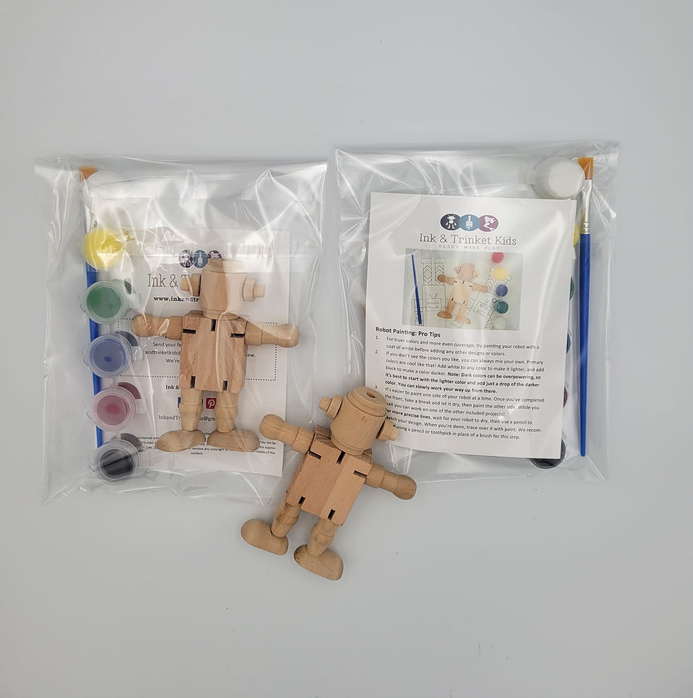 Thumbnail: Robot DIY Party Favor Craft Kit