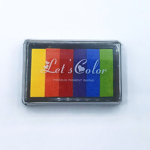 Rainbow Ink Pad, Non-Toxic and Baby Safe