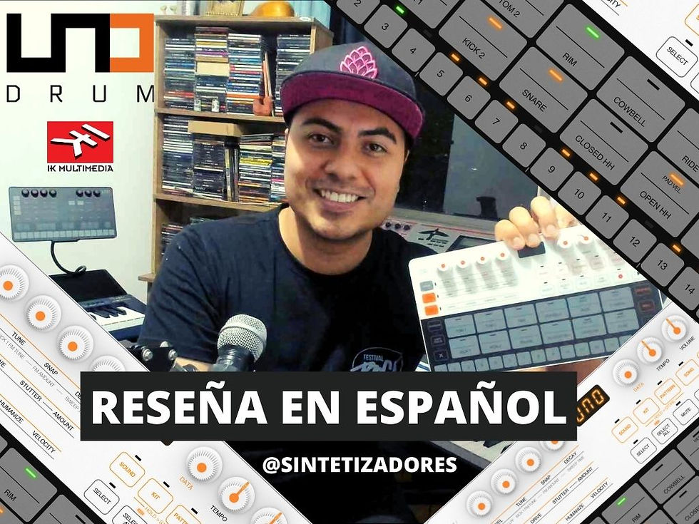 UNO Drum de IK Multimedia - Reseña en Español