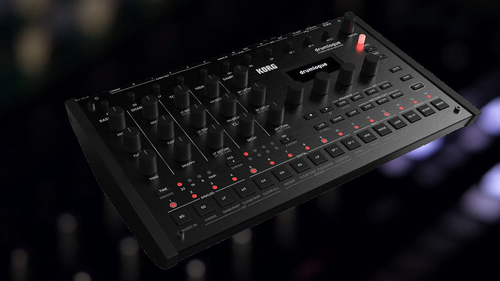 Drumlogue, la caja de ritmos híbrida de Korg con parte analógica y lectura de samples