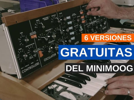 6 versiones gratuitas del Minimoog - VST gratis
