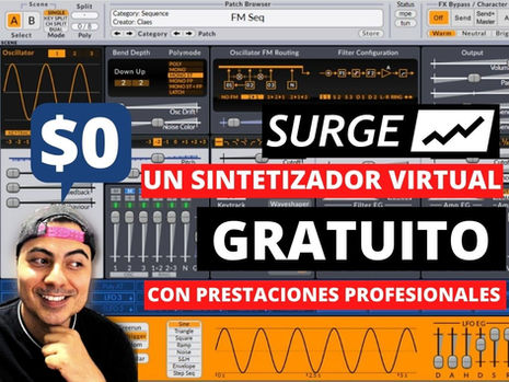 Surge VST: Un sintetizador gratuito que no puede faltar en tu librería