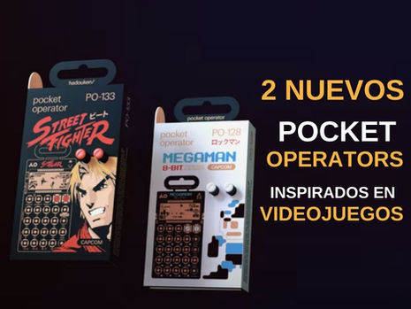 Nuevos Pocket Operators de Teenage Engineering inspirados en Street Fighter y Megaman