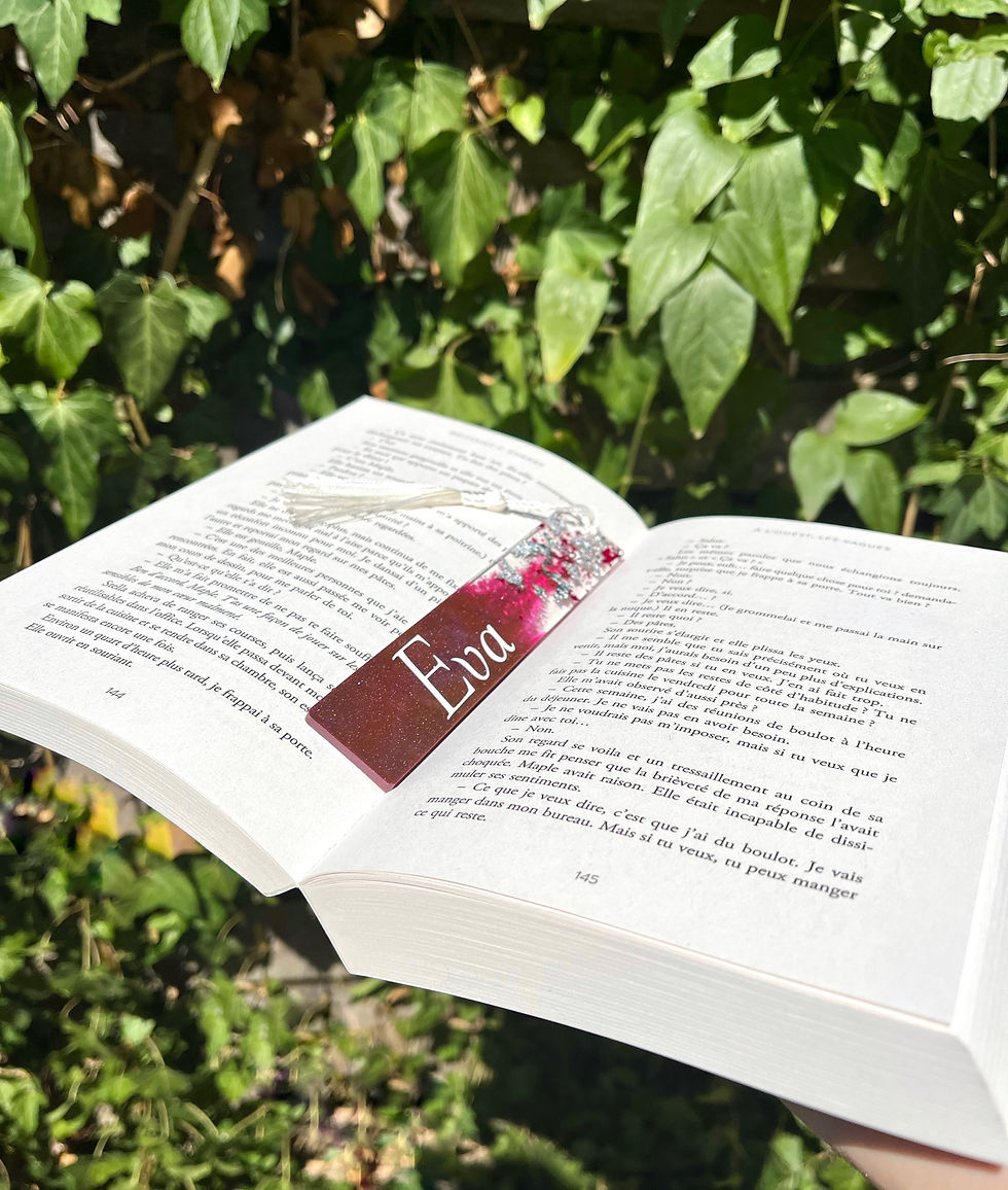 Miniature : Marque-page coloré avec prénom - personnalisé et élégant