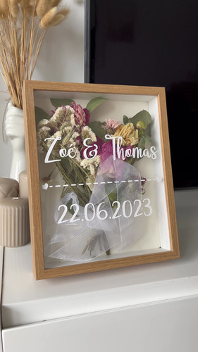 Cadre Vitrine En Bois Pour Exposition - Fleurs Séchées, Photos, Insectes - 15x10 Cm