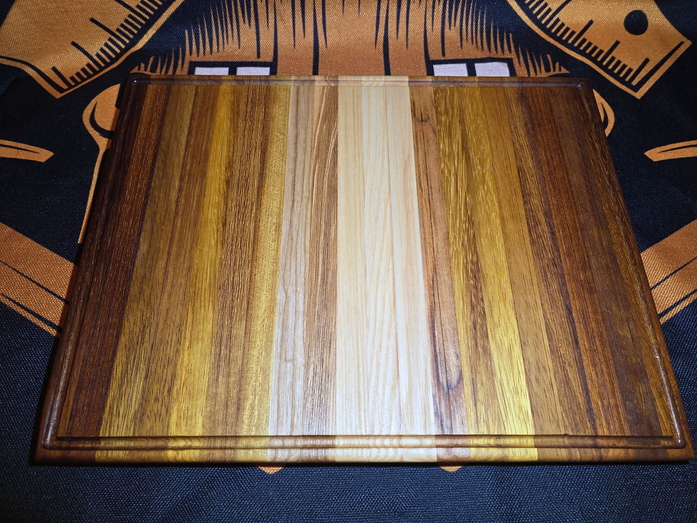 Thumbnail: Five woods 'fade' chopping board - no handles