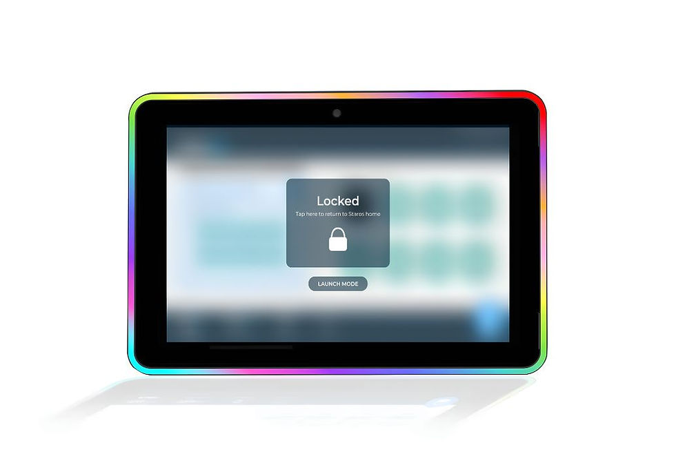 Nebula Glow X 10 Inch Human Machine Interface with rugged capacitive touch screen in industrial setting