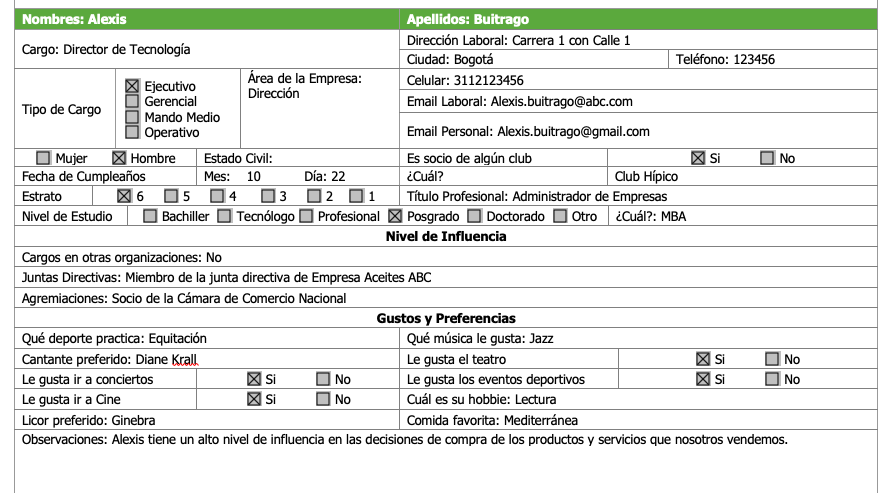 Miniatura: Plantilla de Plan de Cuenta KAM