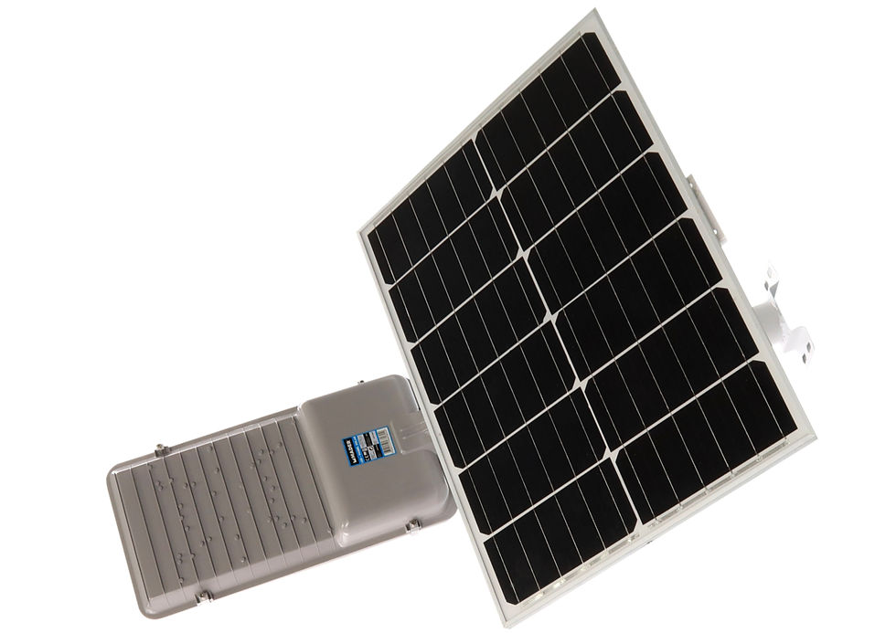 Miniatura: Proyector LED con panel solar, 1600lm.