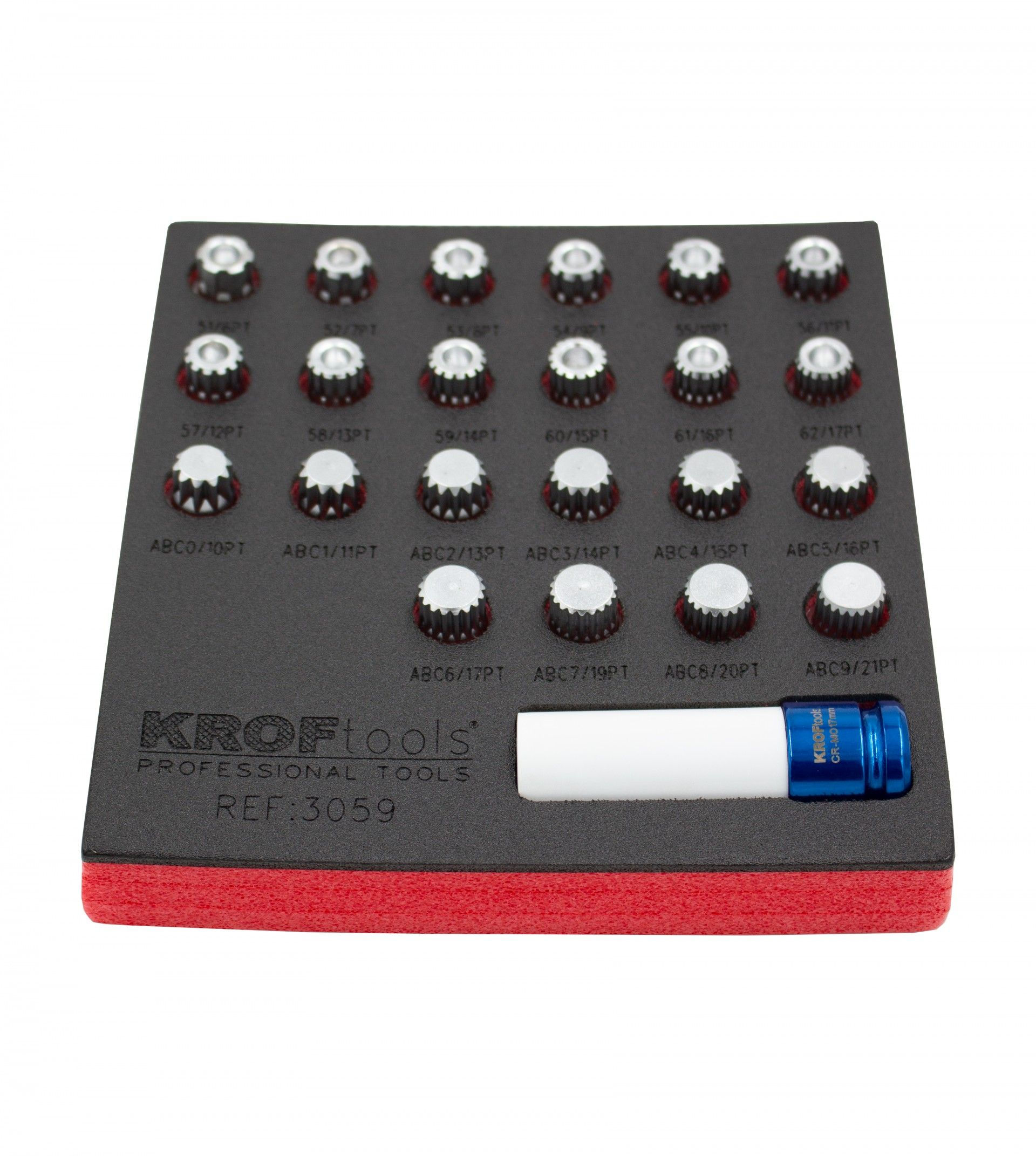 Jogo 23 Bits XZN Ribe para Porcas Segurança VAG