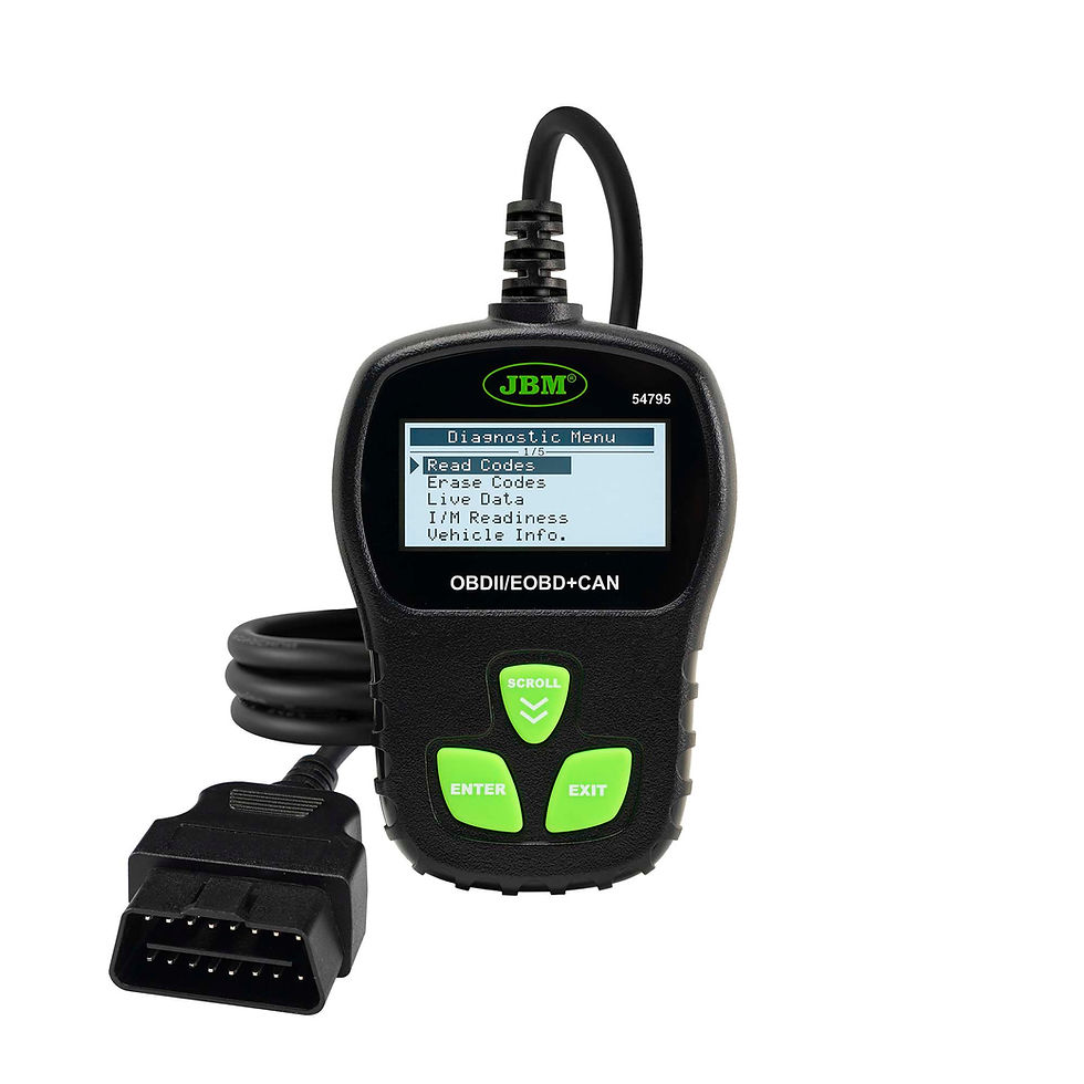 Máquina Básica de Diagnóstico Multimarca OBDII/EOBD para Veículos 54795 JBM