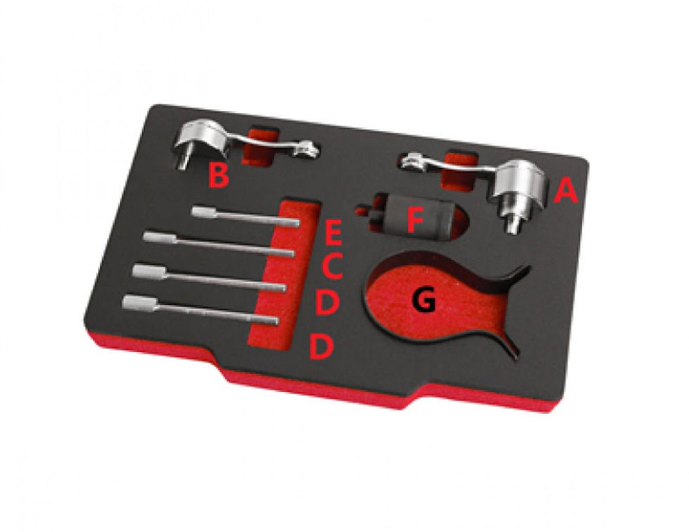 Miniatura: Kit de sincronización para Land Rover JLR 2.7/3.0 TD V6 1658 Kroftools