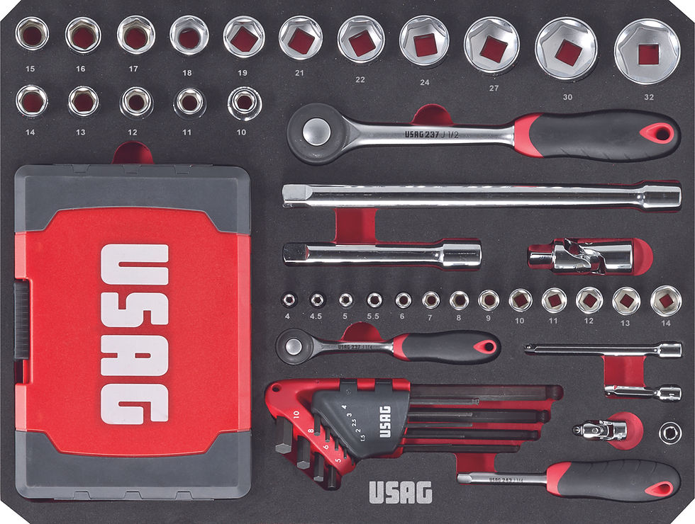 Miniatura: Mala Ferramenta Trolley 181 Peças 002 JTMA USAG