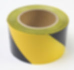 Fita Sinalizadora Amarela e Preta 250m x 7cm