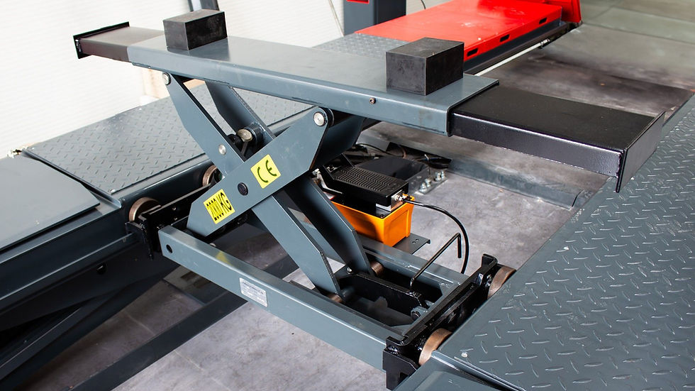 Miniatura: Gato elevador central de 4 postes y 2 toneladas Kroftools 9828