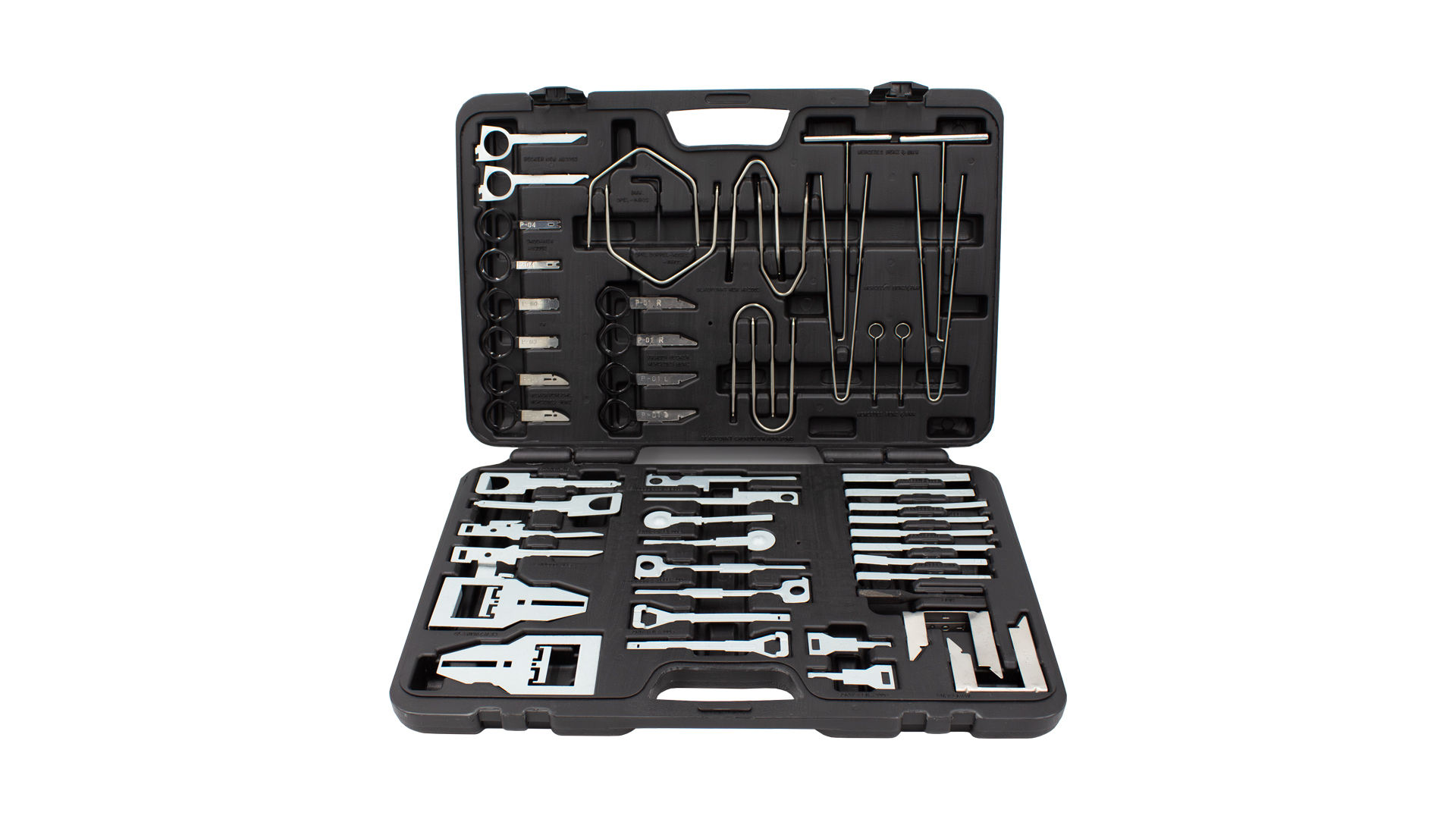 Kit Remover Radio CD 52 Peças 2430 Kroftools