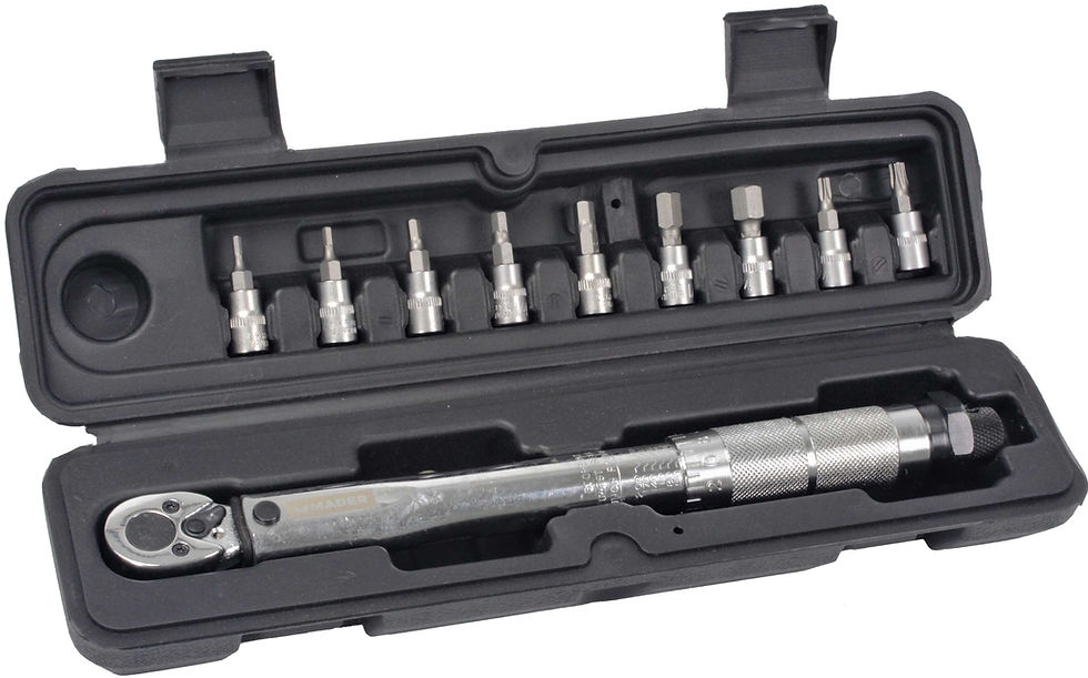 Miniatura: Chave Dinamométrica 1/4" 2Nm-22Nm com Chaves