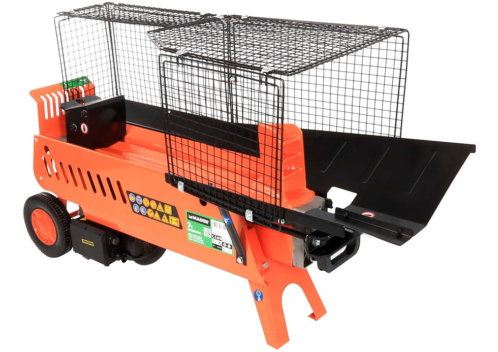 Miniatura: Rachador / Destroçador de Lenha Horizontal, 7 T, 520 mm, Elétrico
