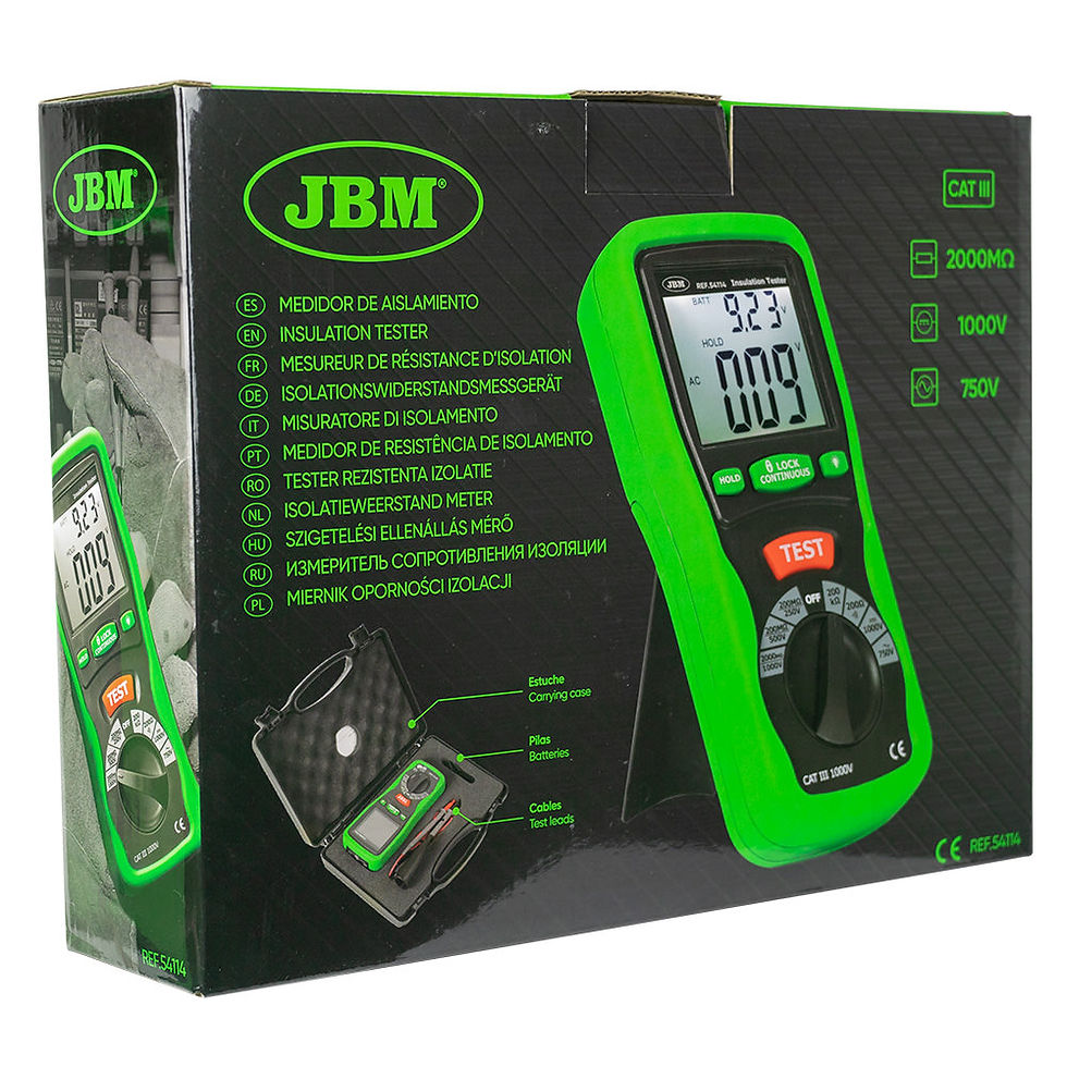 Miniatura: Medidor de Isolamento 54114 JBM