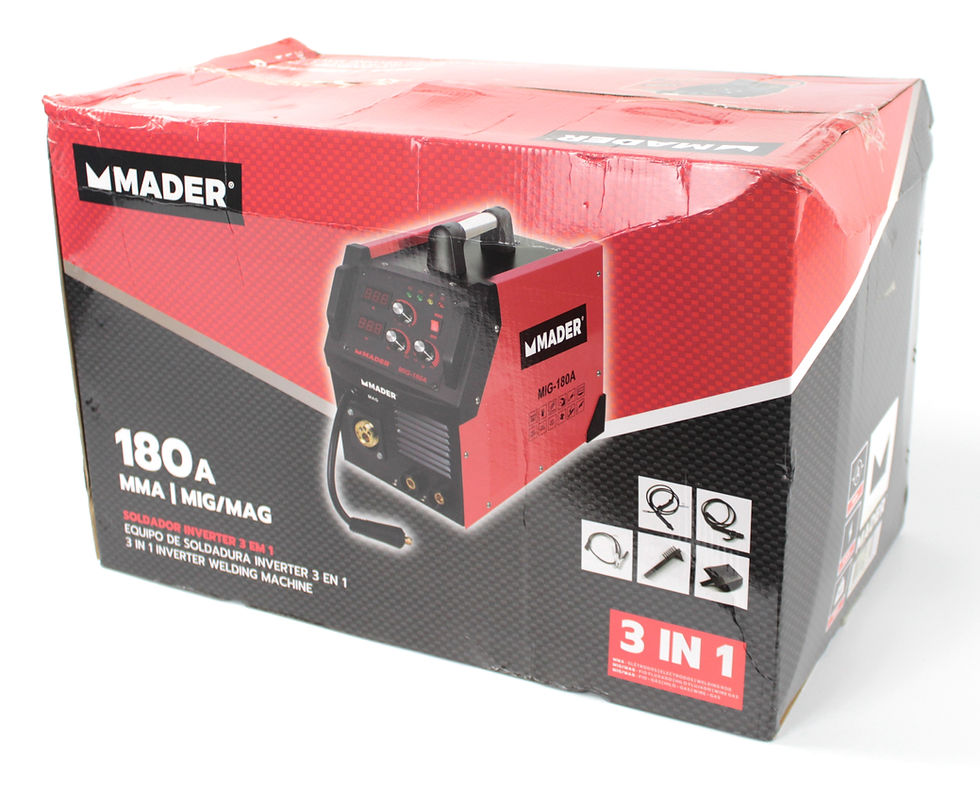 Miniatura: Soldador Inverter 3 em 1, MMA/MIG-MAG, 180A