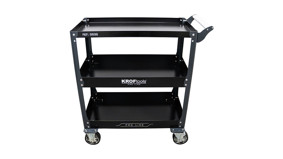 Carro de Apoio com 3 Prateleiras 300kg 8696 Kroftools