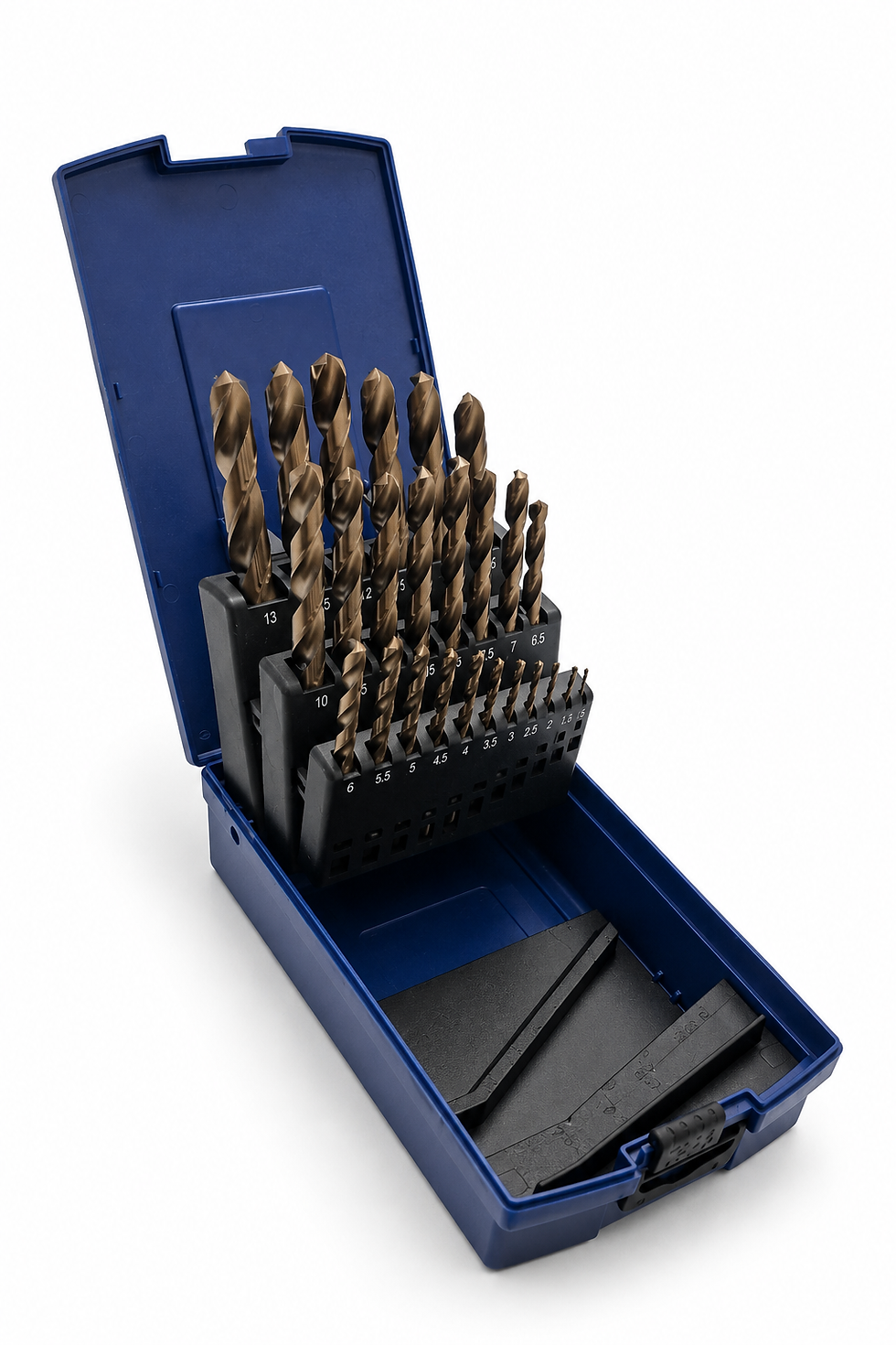 Conjunto de Brocas Retificadas HSS-CO 8% (1mm - 13mm) MOC02 Master-Prof