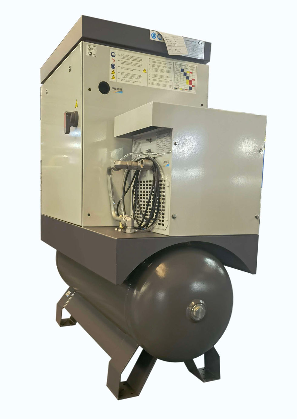 Miniatura: Compressor de Ar Parafuso, 200L, 10HP com Secador de Ar MADER