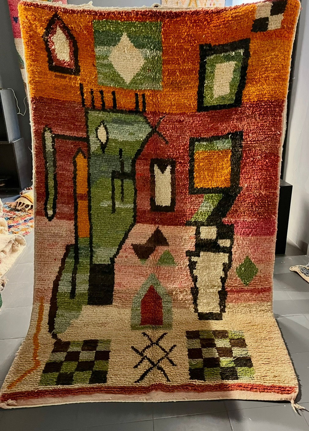 Bousaad tæppe - Comic 165x255