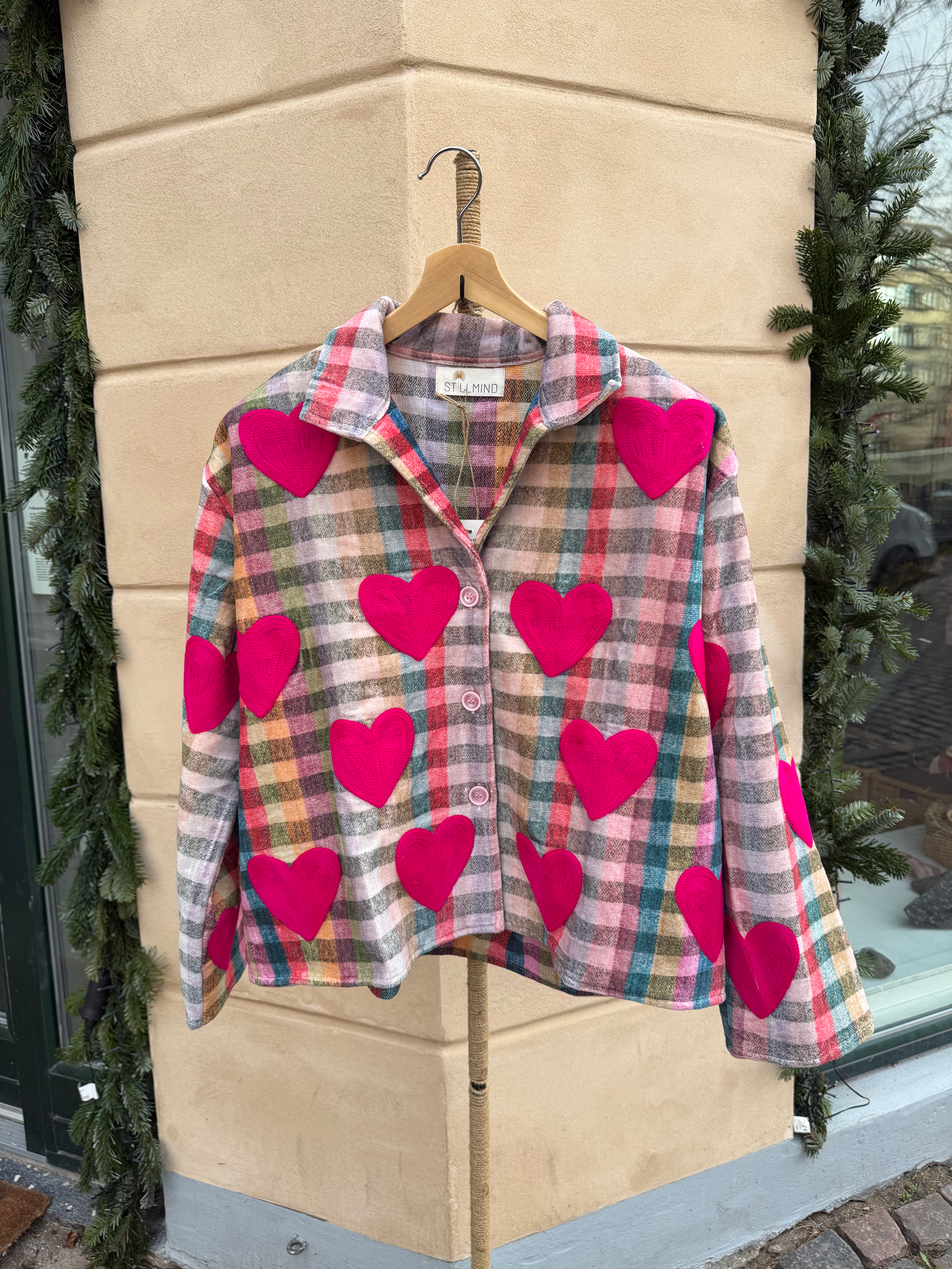 Hjerte jakken, pink ONESIZE - STILLMIND