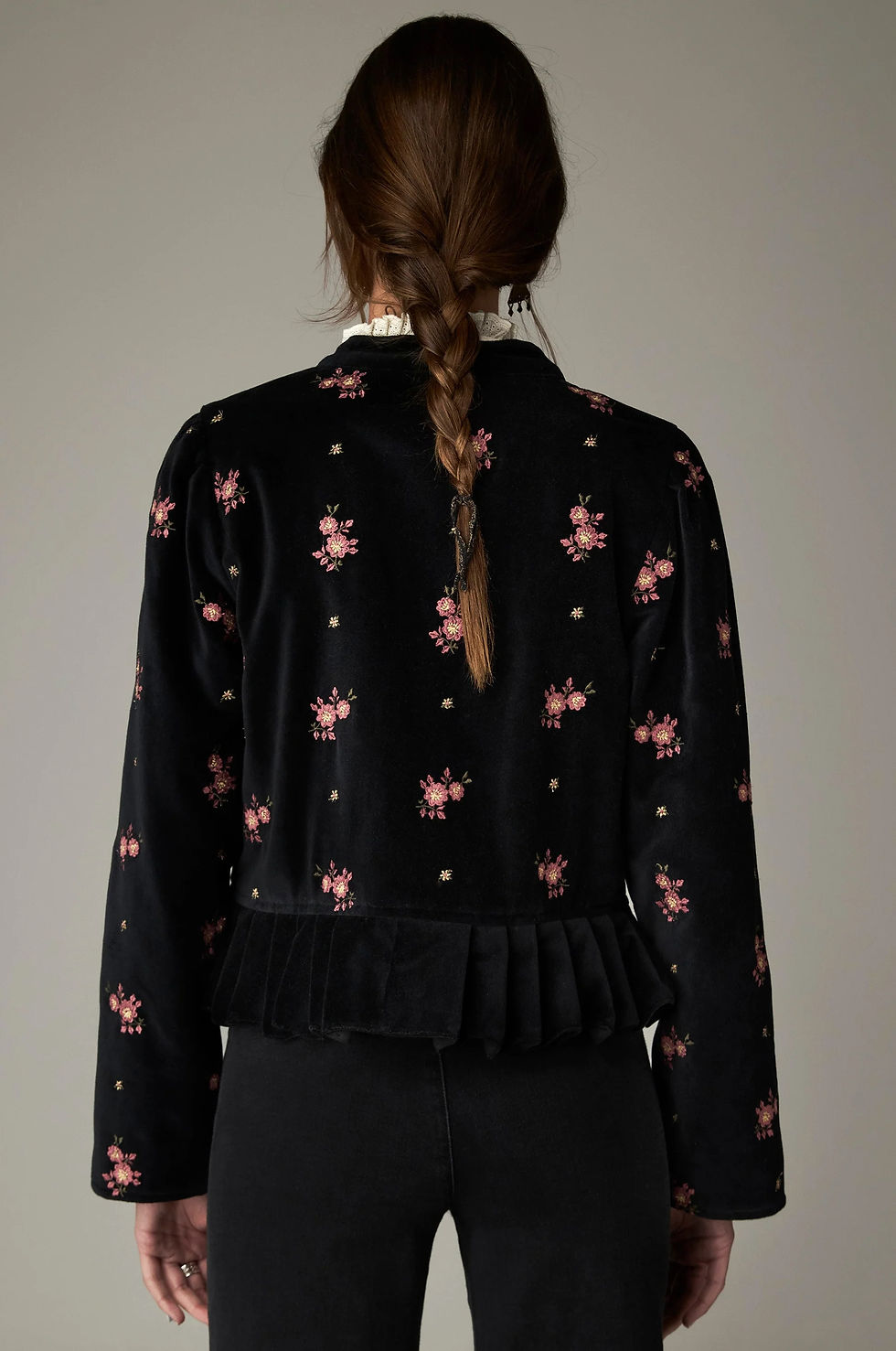 Miniaturebillede: Antoinette jacket night roses Maison Hotel