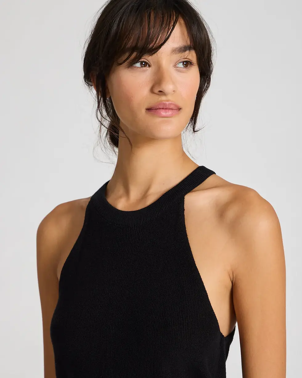 Miniaturebillede: Lulu Knit Top Black - Gai+Lisva