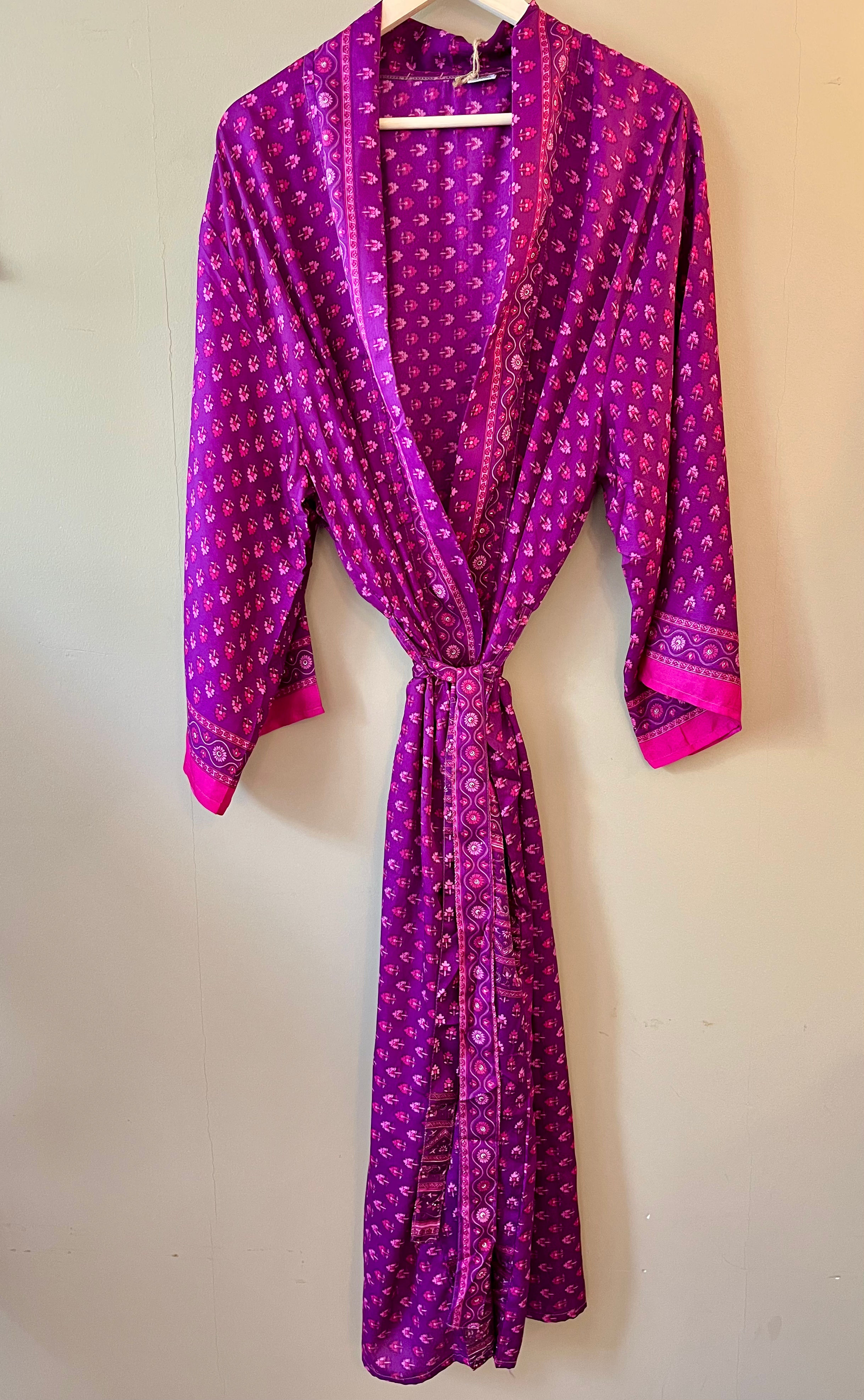 Stillmind silk kimono (lang)