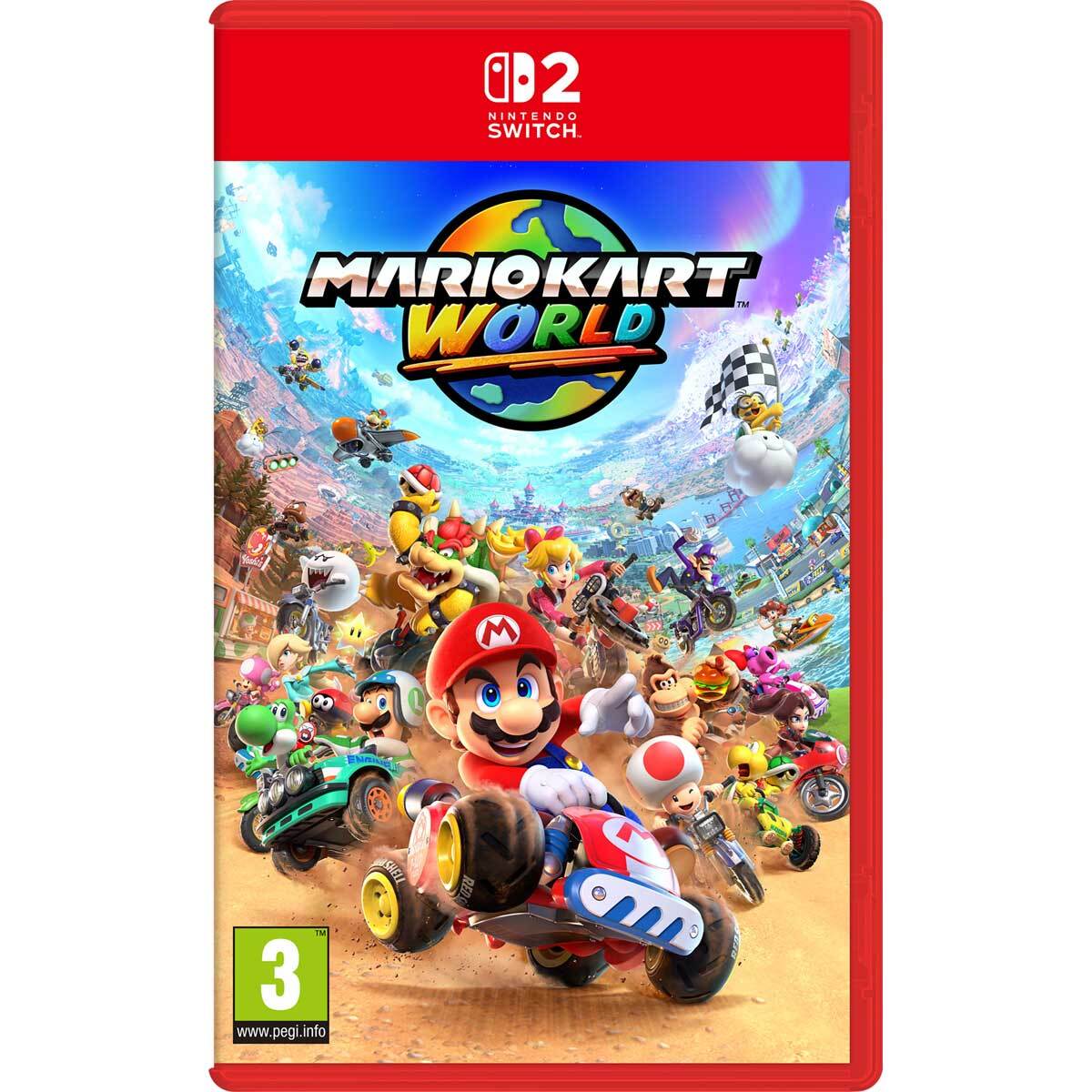 Mario Kart World — Nintendo Switch 2 retail box cover