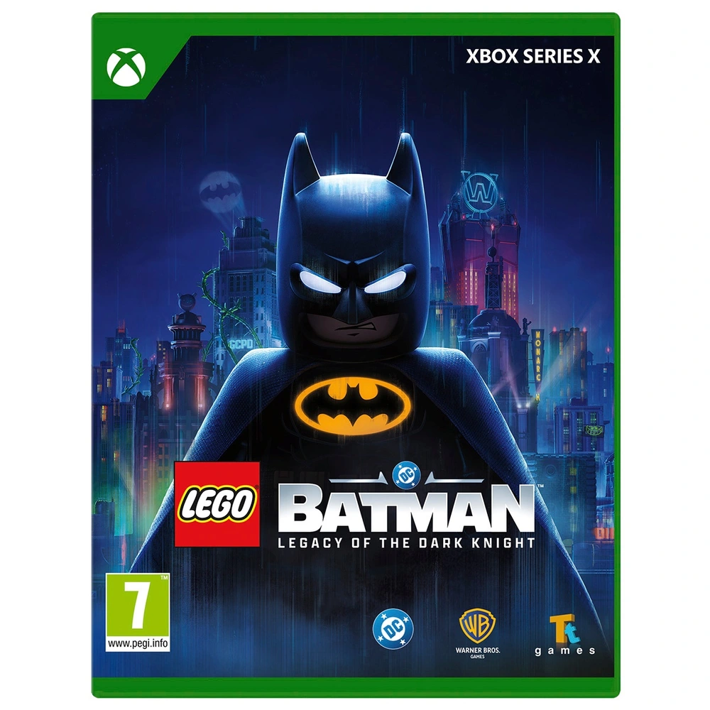 LEGO Batman: Legacy of the Dark Knight — Xbox Series X retail packaging