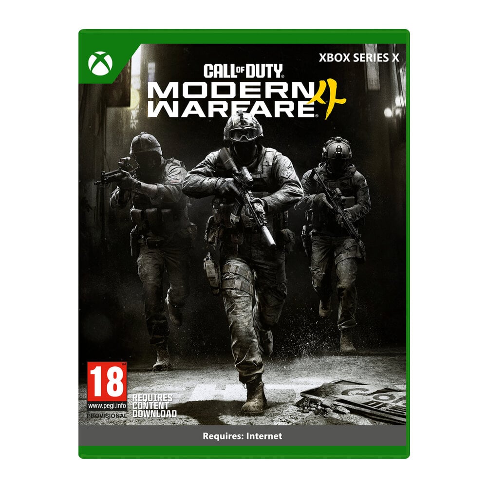 Call of Duty Modern Warfare 4 official-style physical game box for XBOX SERIES X