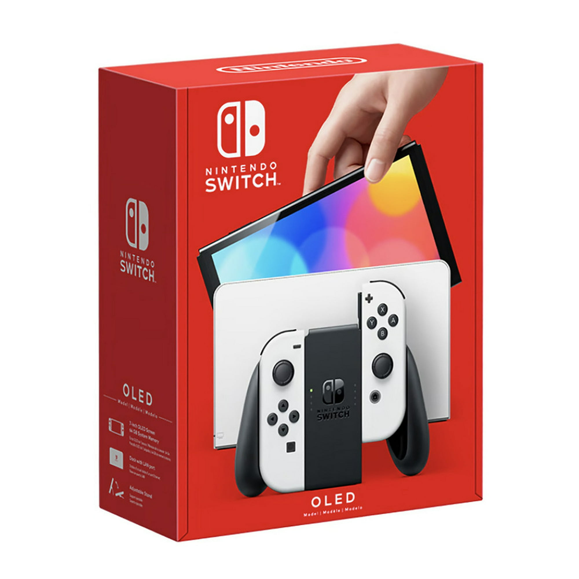 Nintendo Switch OLED — White retail packaging