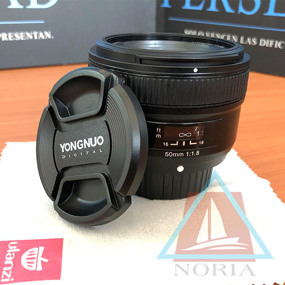 Miniatura: Lente Yongnuo YN 50mm F/1.8 para cámaras Nikon