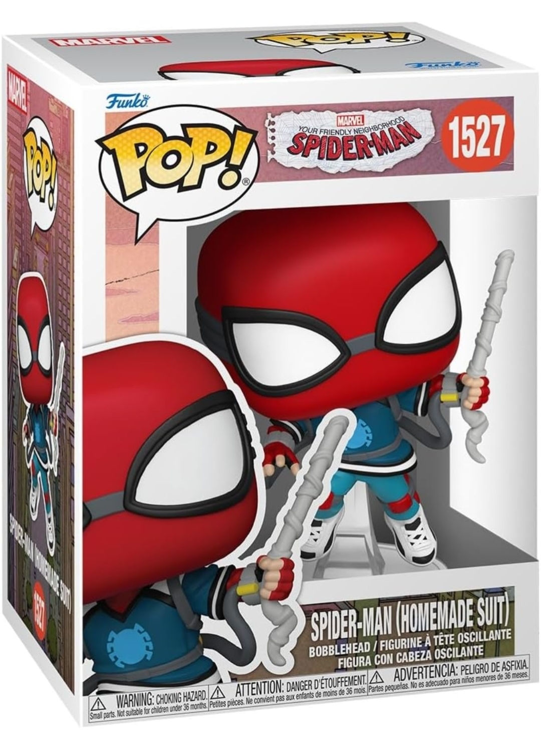 Funko Pop! Marvel: Friendly Neighborhood Spider-Man - Spider-Man (Homemade Suit)