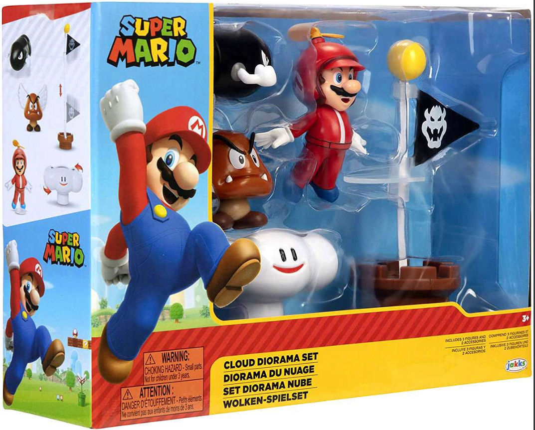 SUPER MARIO Cloud World Diorama Set
