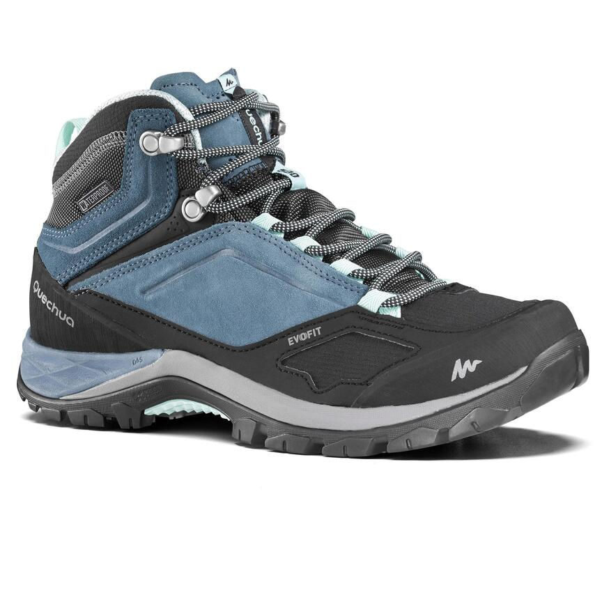 BOTAS DE MONTAÑA Y TREKKING IMPERMEABLES QUECHUA MH500 AZUL