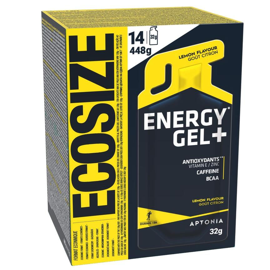GEL ENERGÉTICO ECOSIZE ENERGY GEL LONG DISTANCE LIMÓN 14 X 32 G
